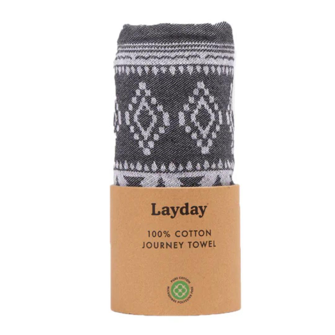 Layday Vista Journey Beach Towel - Ash